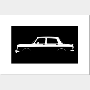 Simca 1000 Rallye 2 Silhouette Posters and Art